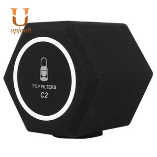 Micrô C2 Pop-Filter Acoustic cho Record Studios Mic Bóng cách ly giọng hát xốp hấp thụ âm thanh