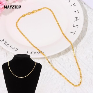 WAY2TOP chuyền mạ vàng 18K dài 16-30 inches
