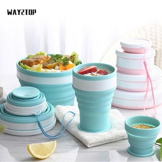 WAY2TOP silicone gấp gọn tiện dụng 100/200/350ml