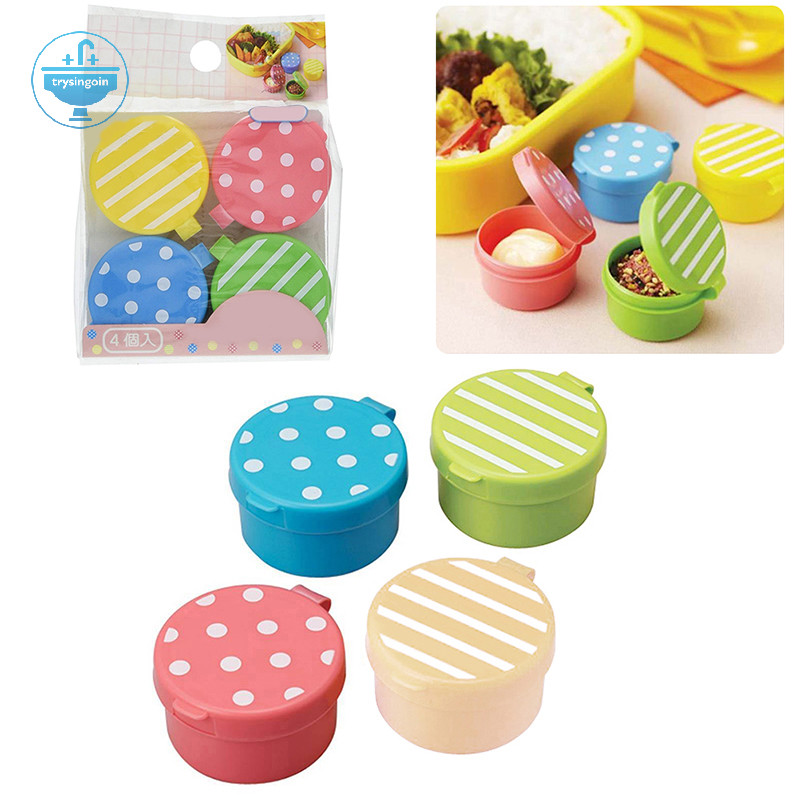 [Trysingoin] 1 / 3 / 4 Chai Gia Vị Mini Sốt Cà Chua Salad Hộp Đựng Nước Sốt VN