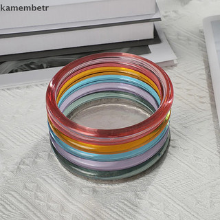 Kam Làm Mua Sắm Tote Phần Tay Cầm Ví Nhựa Tròn Tay Cầm 8.9cm Thay Thế DIY Túi Xách Phụ Kiện n