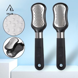Dụng cụ chà gót chân SKJK cạo da chết vết chai bằng thép không gỉ tháo được