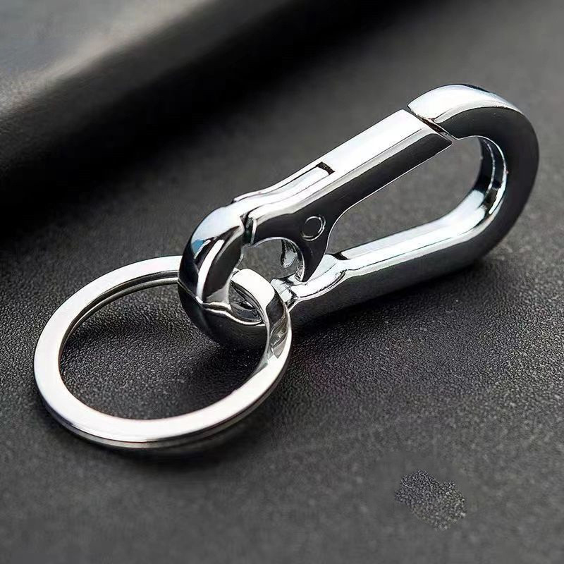 Móc chìa khóa bằng thép không gỉ, Móc chìa khóa hình móng ngựa, Móc chìa khóa thời trang, Móc chìa khóa núi gió đơn giản bằng kim loại, Mặt dây chuyền ô tô Móc chìa khóa chống mất