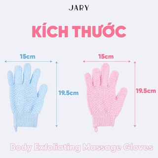 Găng Tay Tẩy Tế Bào Chết Jary Body Exfoliating Massage Gloves