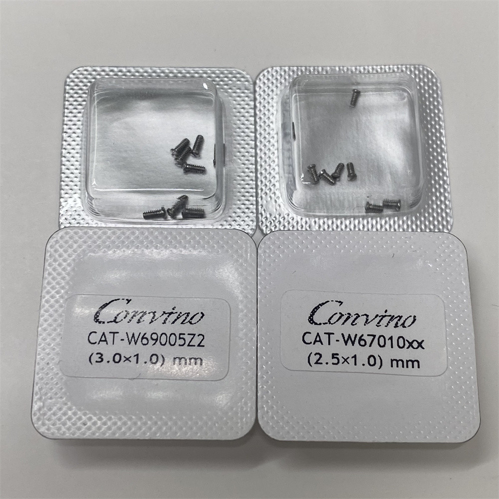8 chiếc 2.5x1mm / 3x1mm Mặt sau đồng hồ Vít có rãnh cho đồng hồ Cartier