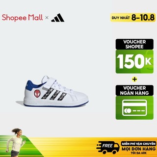Adidas quần vợt giày grand court marvel's spider-man trẻ em trẻ em trắng if0925