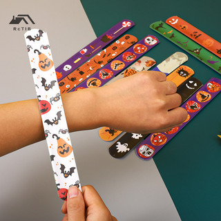< Rctlb > 5 / 10 Miếng Halloween Pat Vòng Tay Trang Trí Tiệc Vòng Tay Tròn Cho Bé Lễ Rửa Tội Trang Trí Tiệc Sinh Nhật Trẻ Em Quà Tặng Bán