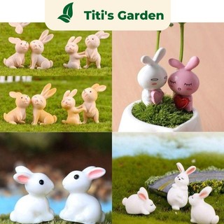 Mô hình tiểu cảnh🌈🌈🌈 Mô hình các loại thỏ trang trí tiểu cảnh