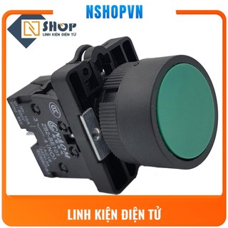 Nút nhấn xb2-ea31 zb2-be101 thường mở màu xanh