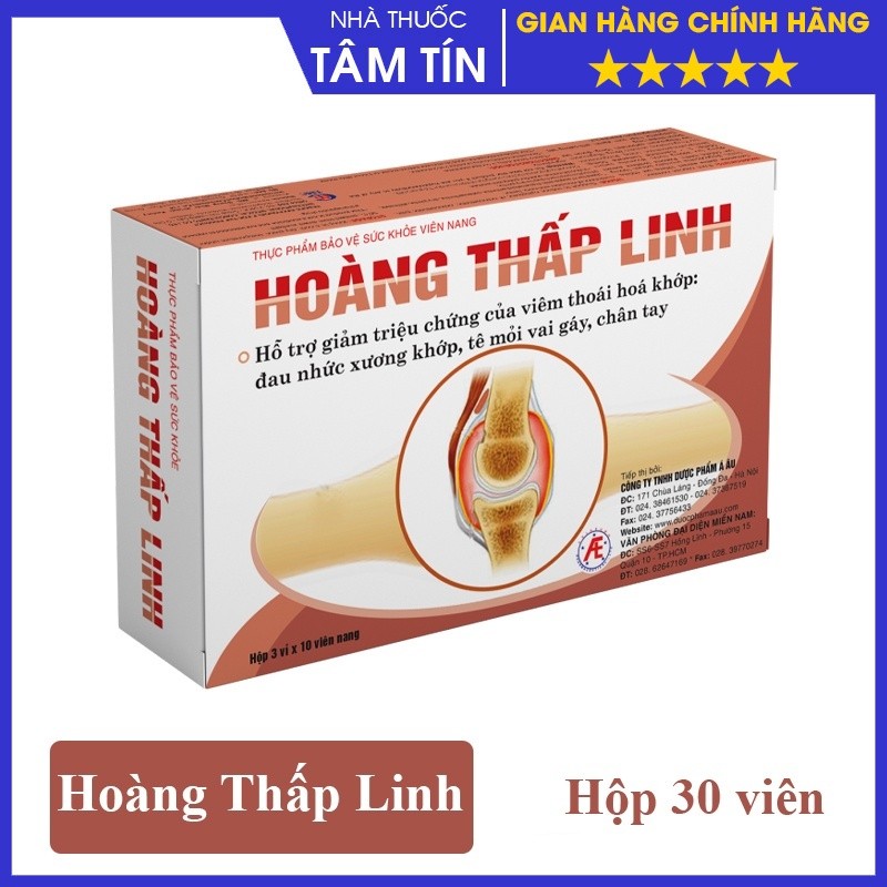 [CHÍNH HÃNG  ] HOÀNG THẤP LINH - hỗ trợ viêm khớp dạng thấp
