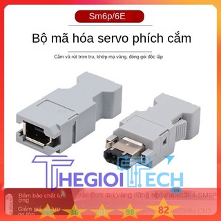 Yaskawa panasonic delta mitsubishi sm-6p/6e động cơ servo đầu nối điều khiển bộ mã hóa phích cắm đầu đực đầu cái