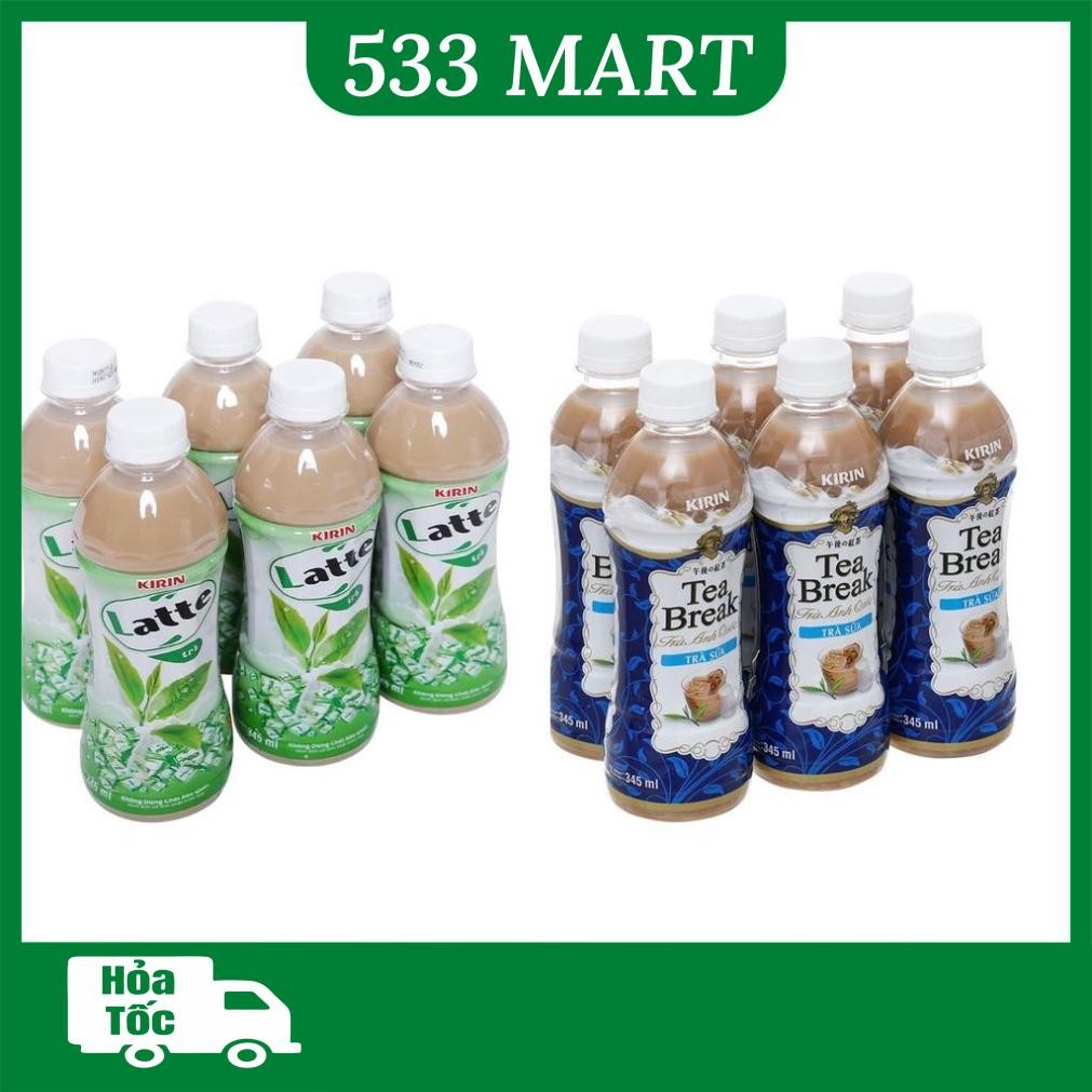 [LỐC 6 CHAI] Trà sữa Kirin Latte/ Tea Break 345ml