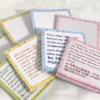 Bộ 50 Giấy Dán Phong Cách Kem Sáng Tạo Bộ Giấy Dán Dung Tích Lớn Có Thể Xé Giấy Dán Dành Cho Học Sinh Đa Năng Ghi Nhớ Sổ Tay Nhật Ký