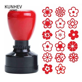 Giáo viên Khuyến khích Tem, Đồ dùng giáo viên Thêu Sò Con dấu hoa, Di động DIY Khen ngợi Biểu tượng cảm xúc Bình luận Con dấu