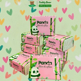   MUA 1 TẶNG 1  Giấy Ăn Rút Gấu Trúc HAPPY PANDA Khăn Giấy Chất Lụa Trắng 3 Lớp Dai Mềm Mịn Cao Cấp Không Mùi An Toàn 