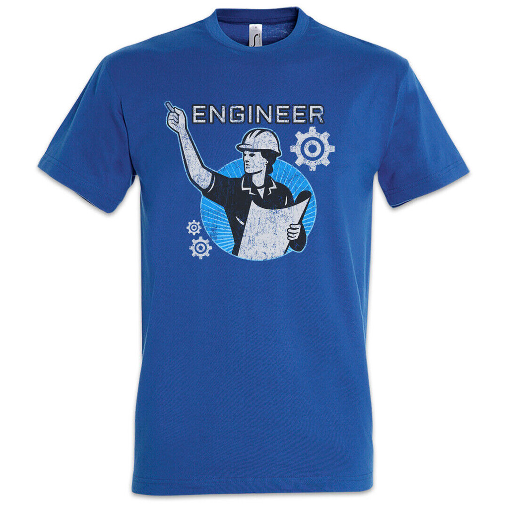 Áo thun quản lý công trường giám sát xây dựng kỹ sư IIii