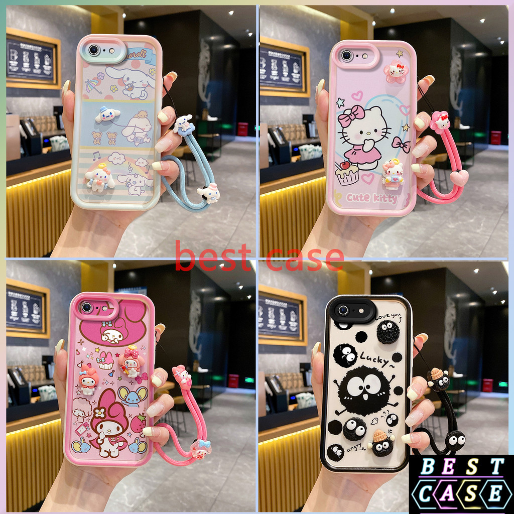 Ốp lưng iPhone 7 iPhone 8 Ốp lưng iPhone se 2020 Ốp lưng iPhone se 2022 Cinnamoroll Và ‌Ốp lưng búp 