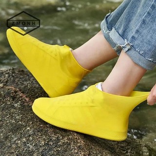 Zmonh Có Thể Tái Sử Dụng Chống Thấm Nước Giày Đi Mưa Ngoài Trời Silicone Giày Đi Bộ Phụ Kiện Giày Có Thể Tái Sử Dụng Bao Giày 1 Cặp * Mới