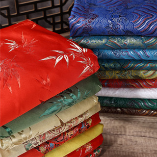 [Mận đỏ] JXRJYDFS YSXX Thổ Cẩm Jacquard Lụa Satin Vải Trang Phục Cổ Hanfu Đường Phù Hợp Với Phong Cách Dân Tộc Váy Mặt Ngựa Phong Cách Cổ xưa Quần Áo Thêu Vải