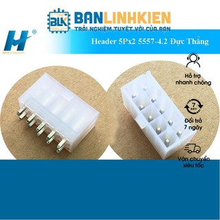 Header 5557-4.2 2Px1 2Px2 3Px2 4Px2 5Px2 6Px2 7Px2 10Px2 12Px2 Cái Đực (combo 5pcs,10pcs) Jack nguồn máy tính