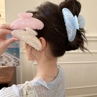  Kẹp tóc may mắn  hoa sứ  Kẹp tóc hình vỏ Kẹp Barrettes Phụ kiện . T1- KHO3  