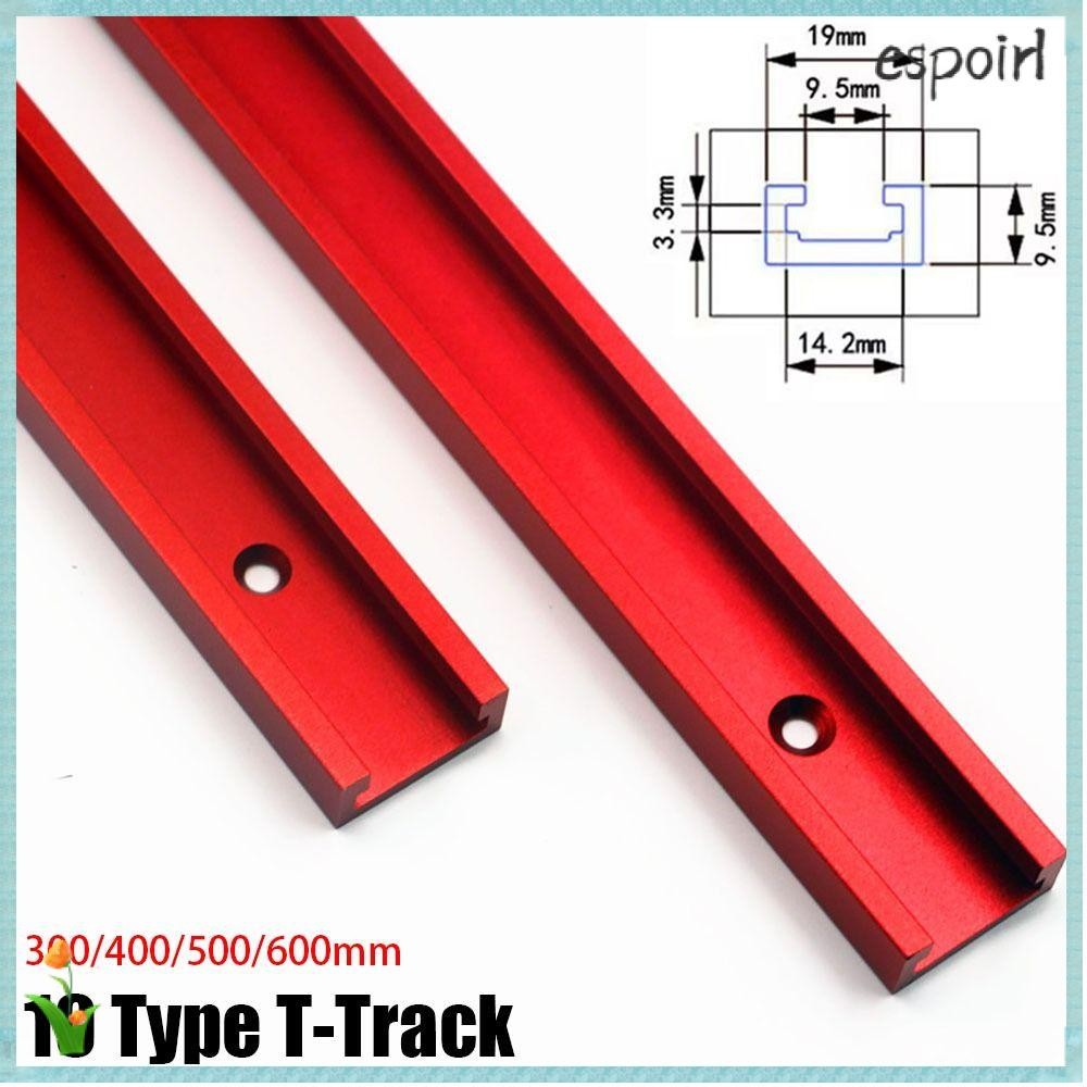 ESPOIR 1 Cái T-Track, Slide Guide Rail 300-600mm T-Slot Track, T Slider Fixture Slot Slide 19 Loại 1