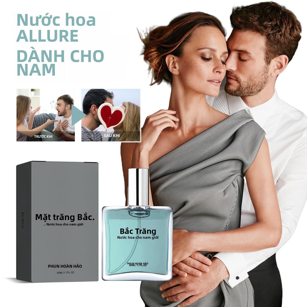 Nước hoa nam North Moon Charm, nước hoa tự nhiên tươi mát lâu trôi, nước hoa niche