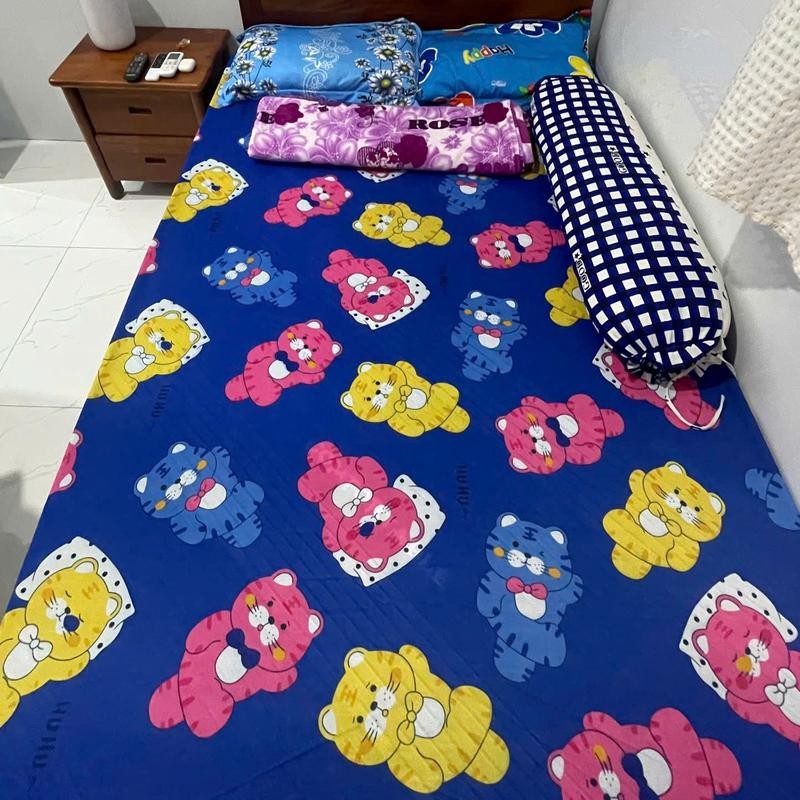 [1mx2m] Grap Bọc Nệm/ Ga giường vải Thun LẠnh Hàn Quốc, Drap Áo Nệm Cao 3Cm - 15Cm Họa Tiết Đẹp