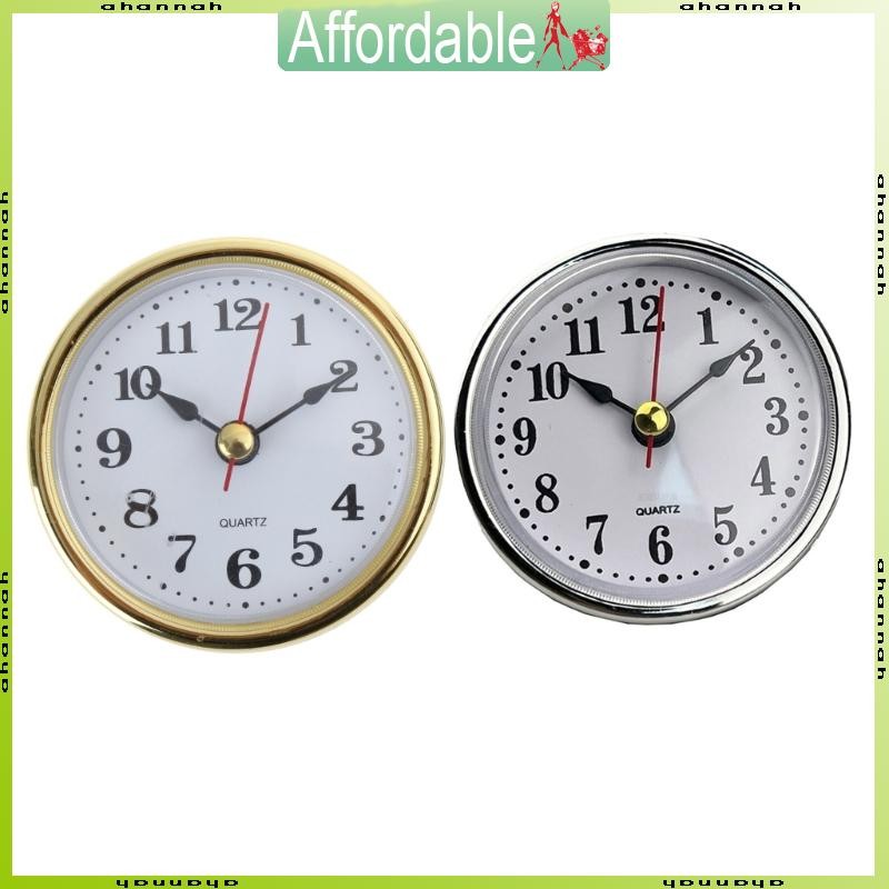 Mini Clock Insert Round Clocks Quartz Movement 2-1/2 65mm Diameter Clock Head