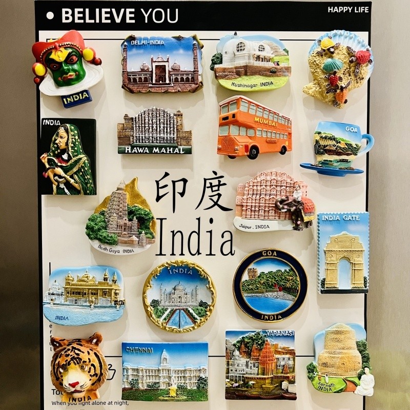 [Khắc rõ ràng] Ấn Độ Taj Lingguo Abang Jinnai Luye Wanxin Deli Mumbai Đồ lưu niệm du lịch Lưu niệm N