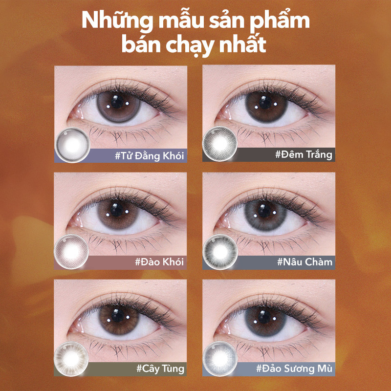 [FOXIE] Set 10 chiếc kính áp tròng Moody 14.2mm lens 1 ngày thuộc bộ sưu tập  Teenage Daydream