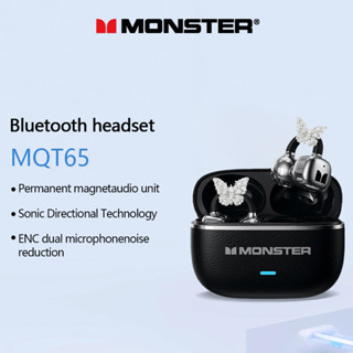 Monster mqt65 In-Ear Không Dây Mới Bluetooth 6.0 Tai Nghe Tuổi Thọ Pin Dài Tai Nghe Giảm Tiếng Ồn