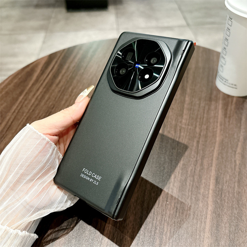 Ốp lưng mờ siêu mỏng cho Vivo X Fold5 Fold 5 5G Vỏ bảo vệ điện thoại cứng có màng cường lực