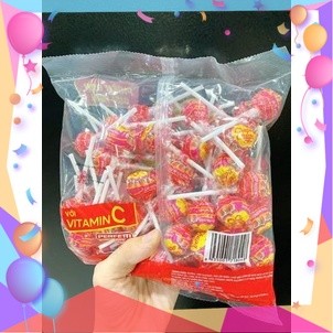 kẹo mút chupa chups vị dâu 10 cây