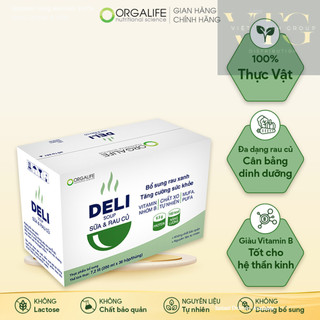 [Hỏa tốc] Thùng 36 hộp Delisoup Sữa & Rau Củ (200ml/Hộp) bữa ăn giàu chất xơ, vitamin đúng chuẩn
