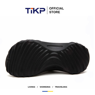 TIKP รองเท้าแตะผู้ชายแบบใหม่มีสไตล์ - สวมใส่สบาย - เชือกรองเท้านุ่มและยืดหยุ่น - เหมาะสำหรับใช้ในร่มและชายหาด ไซส์ 40-47[G920]