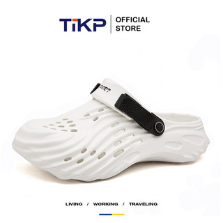 TIKP รองเท้าแตะผู้ชายแบบใหม่มีสไตล์ - สวมใส่สบาย - เชือกรองเท้านุ่มและยืดหยุ่น - เหมาะสำหรับใช้ในร่มและชายหาด ไซส์ 40-47[G920]