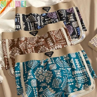 MAOMEI 3 Quần Đùi Boxer Nam In Hình, Quần Lót Liền Mạch Co Giãn Thoải Mái - Quà Tặng