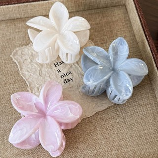  Kẹp tóc hình hoa sứ hoa hồng iLita kẹp càng cua đẹp cho nữ hottrend nhiều màu phong cách Hàn Quốc cặp búi tóc cute 