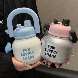  Bình giữ nhiệt có ống hút FUNKEY 680ml bình giữ nhiệt nóng lạnh inox 316 có lõi lọc trà tiện lợi - B23 