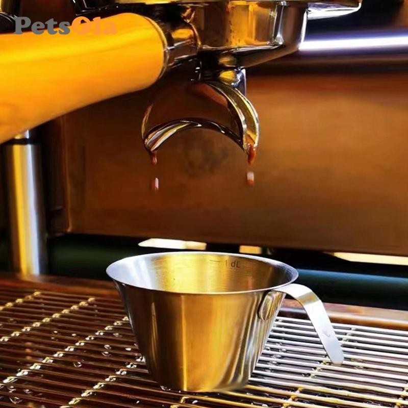 PETSOLA 100ml / 3oz Espresso Cốc Trà Sữa Thanh Cốc Uống Cốc Ounce Jigger Cốc Đo