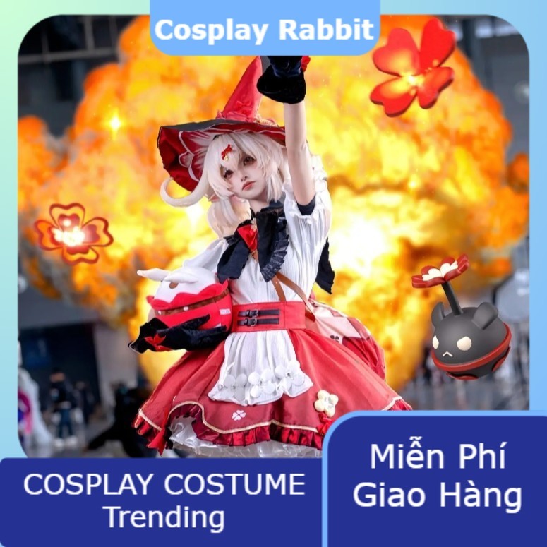 Klee - Trang Phục Cosplay Full Set - Genshin Impact 