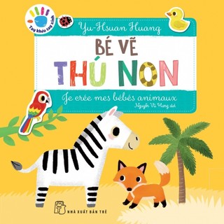 Sách - tay khéo tay xinh - bé vẽ thú non