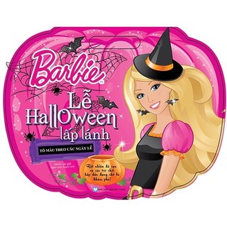 Sách - barbie lễ halloween lấp lánh - tô màu theo các ngày lễ