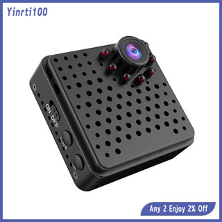 Yinrti W18 Camera Mini Góc Rộng Hồng Ngoại Tầm Nhìn Ban Đêm 1080p Wifi An Ninh Gia Đình Máy Quay Mạng Điều Khiển Từ Xa