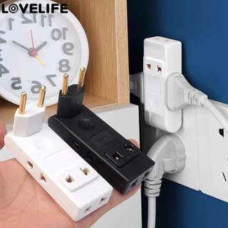 Ổ cắm điện 4 trong 1 EU - Mở rộng bộ chuyển đổi phích cắm xoay 180 độ - Bộ chuyển đổi nguồn di động - Bộ chuyển đổi phích cắm du lịch Châu Âu - Bộ chuyển đổi phích cắm tường - Phụ kiện du lịch