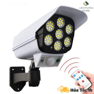 Đèn Năng Lượng Mặt Trời Giả Camera Có Cảm Biến Tự Động BẬT TẮT Chống Trộm - Chống Chịu Mọi Thời Tiết