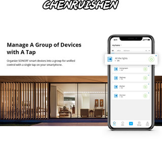 CHENRUISEN hàng Có Sẵn wifi Rf R2 Công Tắc Thông Minh Sonoff Ewelink Basic Rfr2