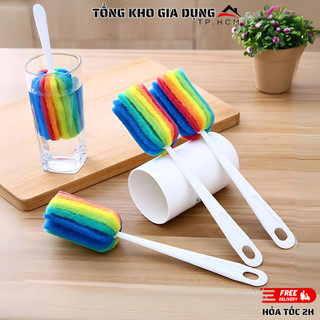 Cây cọ rửa bình sữa cho bé - cọ rửa vệ sinh cốc, chén, ly tiện dụng.