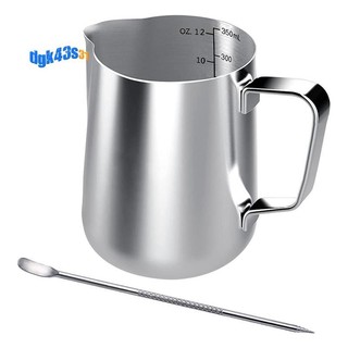 Bình tạo bọt sữa 350Ml Bình sữa bằng thép không gỉ Bình sữa tạo bọt Bình sữa cho máy pha cà phê